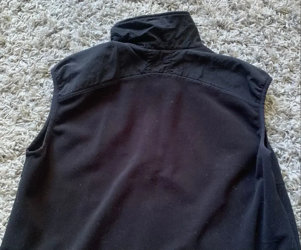 THE NORTH FACE WINDSTOPPER GORE black Fleece VEST Men's sz L